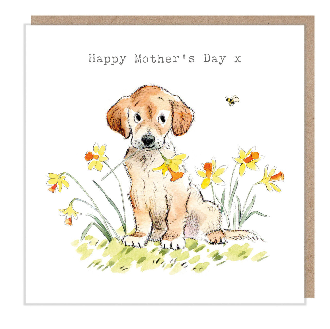 Golden Labrador Happy Mother's Day Greetings Card from Paper Shed Designs