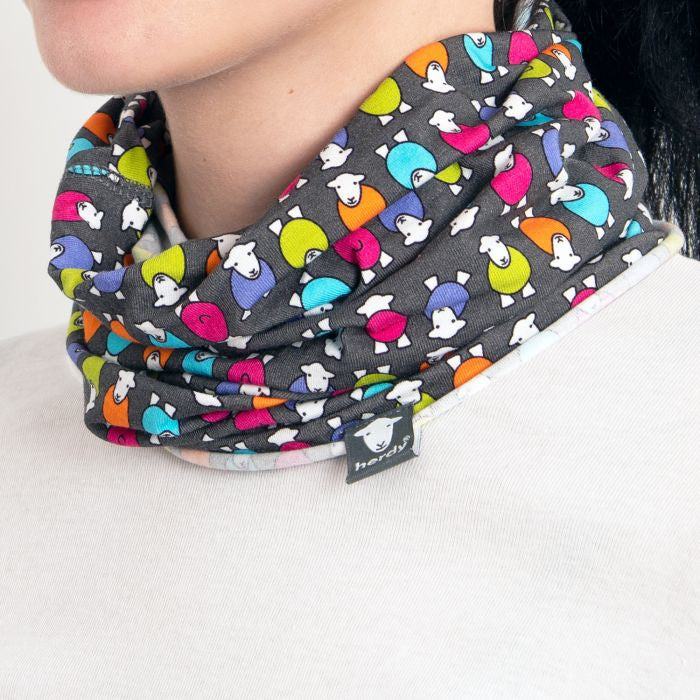 herdy Marra ewe tube neck warmer.