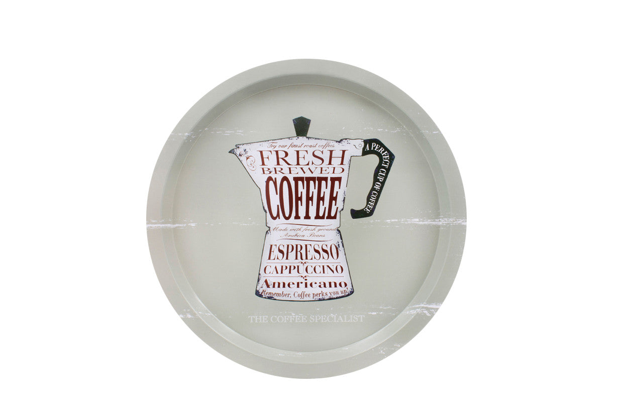 Specialist Coffee Tin Tray from Martin Wiscombe. 