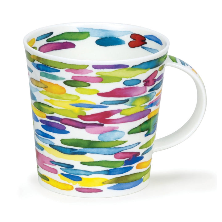 Fine Bone china Cairngorm Slapdash Green Mug