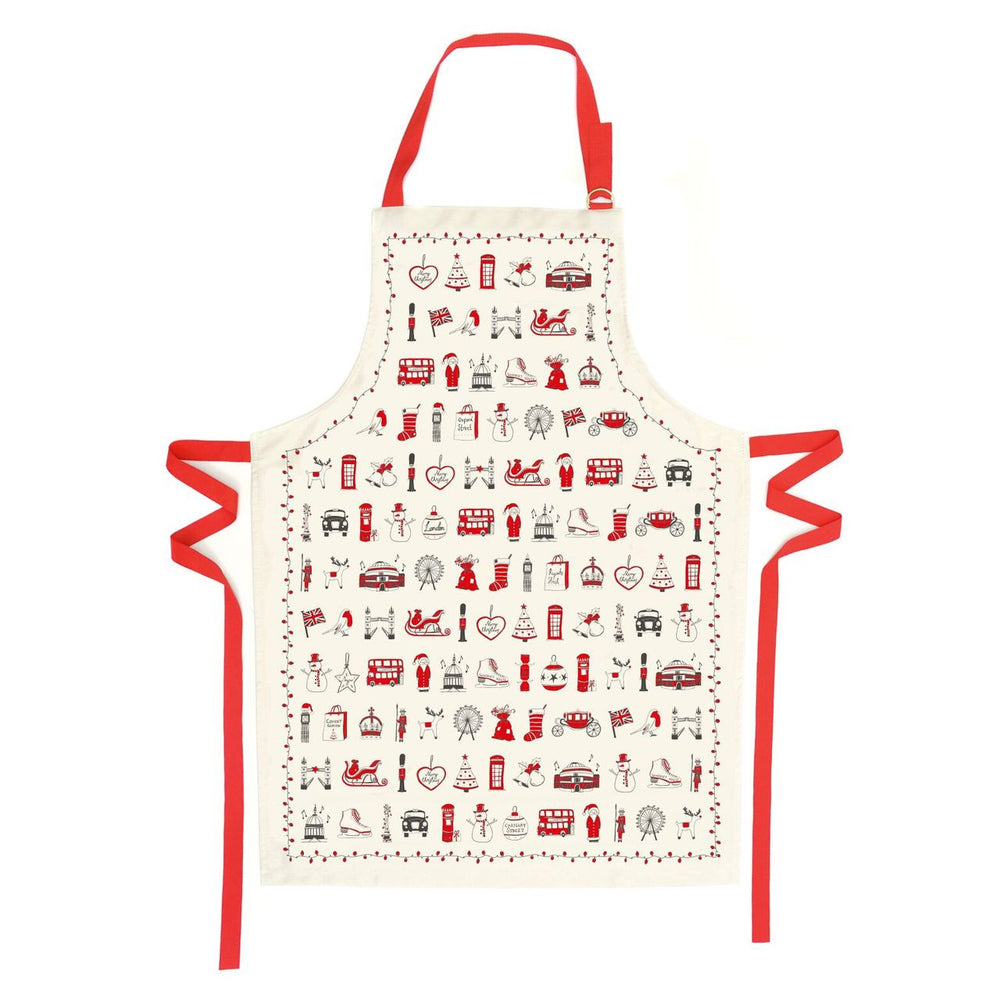 London Christmas Apron by Victoria Eggs.