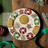 Emma Bridgewater Christmas Biscuits 6 1/2 inch plate. Handmade in England.
