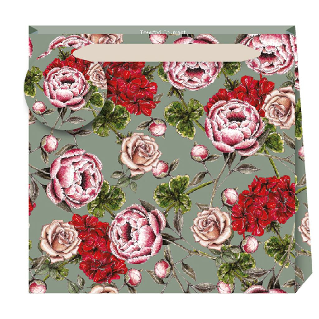 Peony Green Medium Gift Bag.