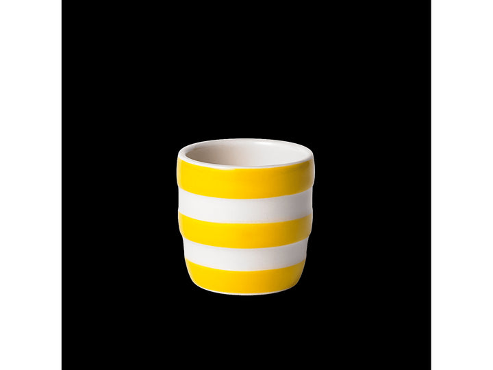 Cornishware Striped Egg Cup - yellow