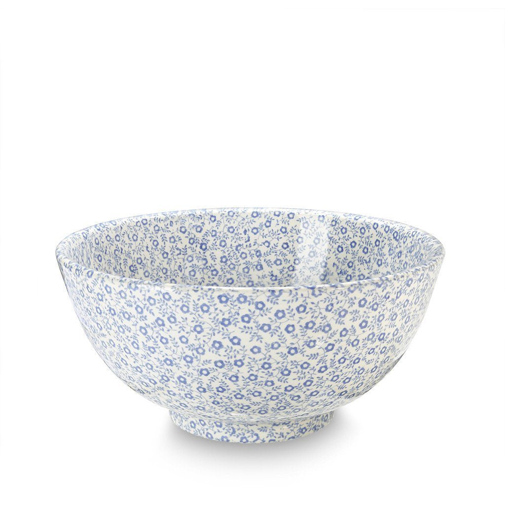 Burleigh Blue Felicity Medium Footed Bowl