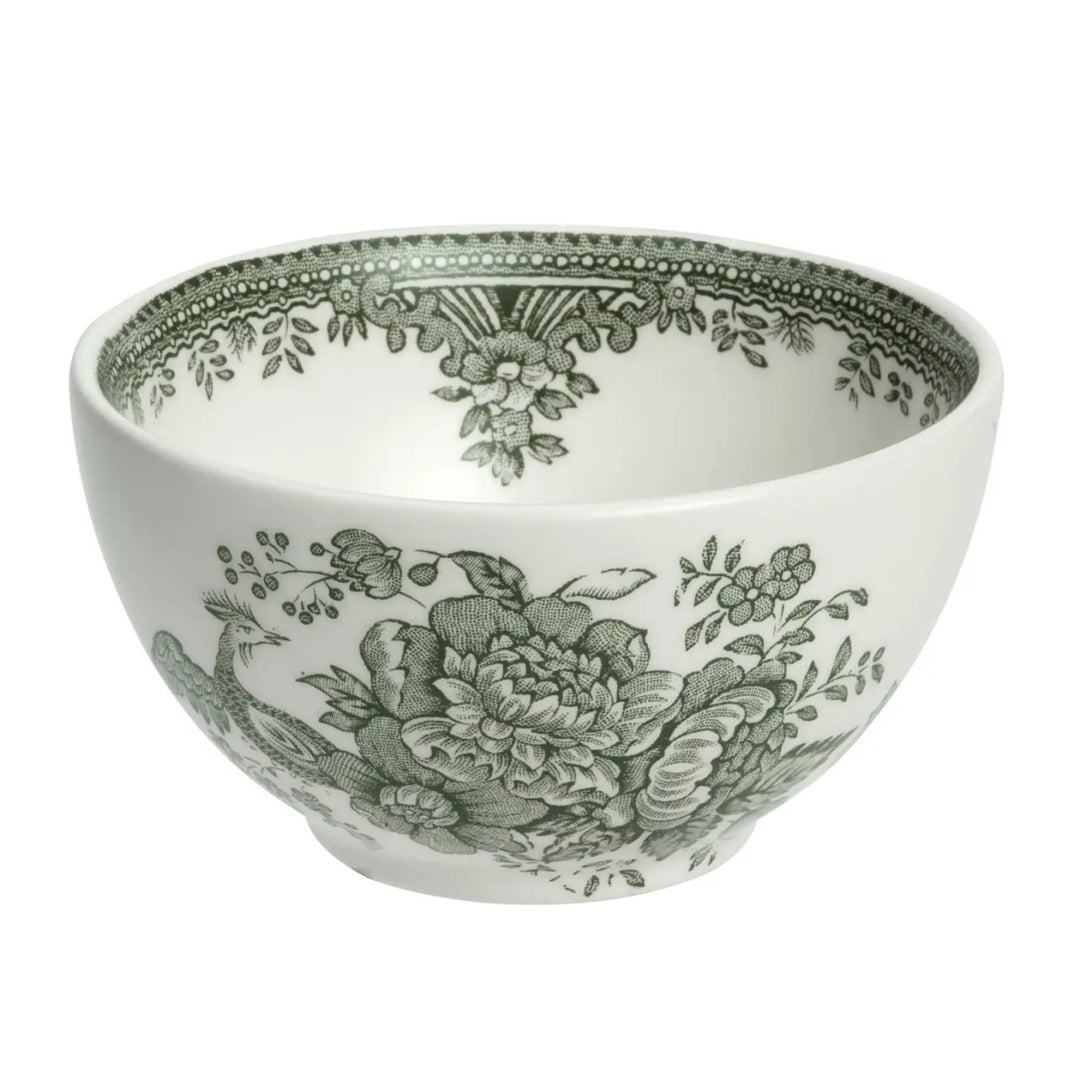 Dark Green Asiatic Pheasants Small Sugar Bowl.