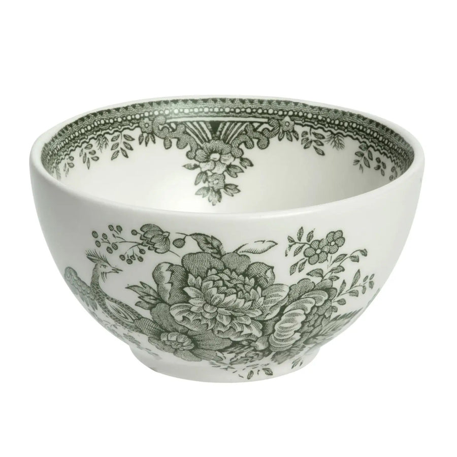 Dark Green Asiatic Pheasants Small Sugar Bowl.