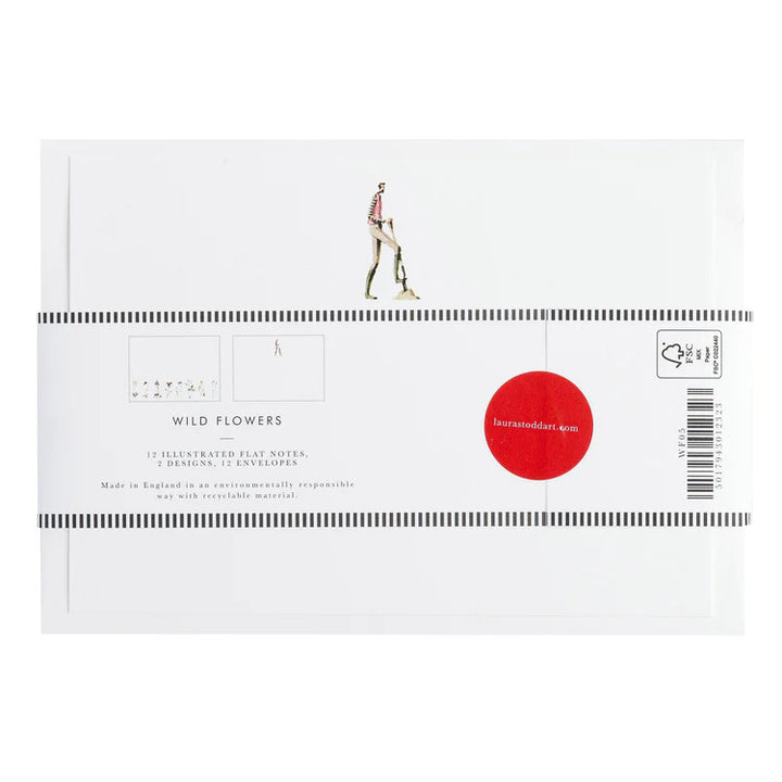 Wildflowers Flat Notes Set by Laura Stoddart