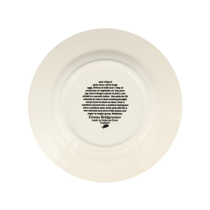 Black Toast Lemon & Sugar 8 1/2 inch plate