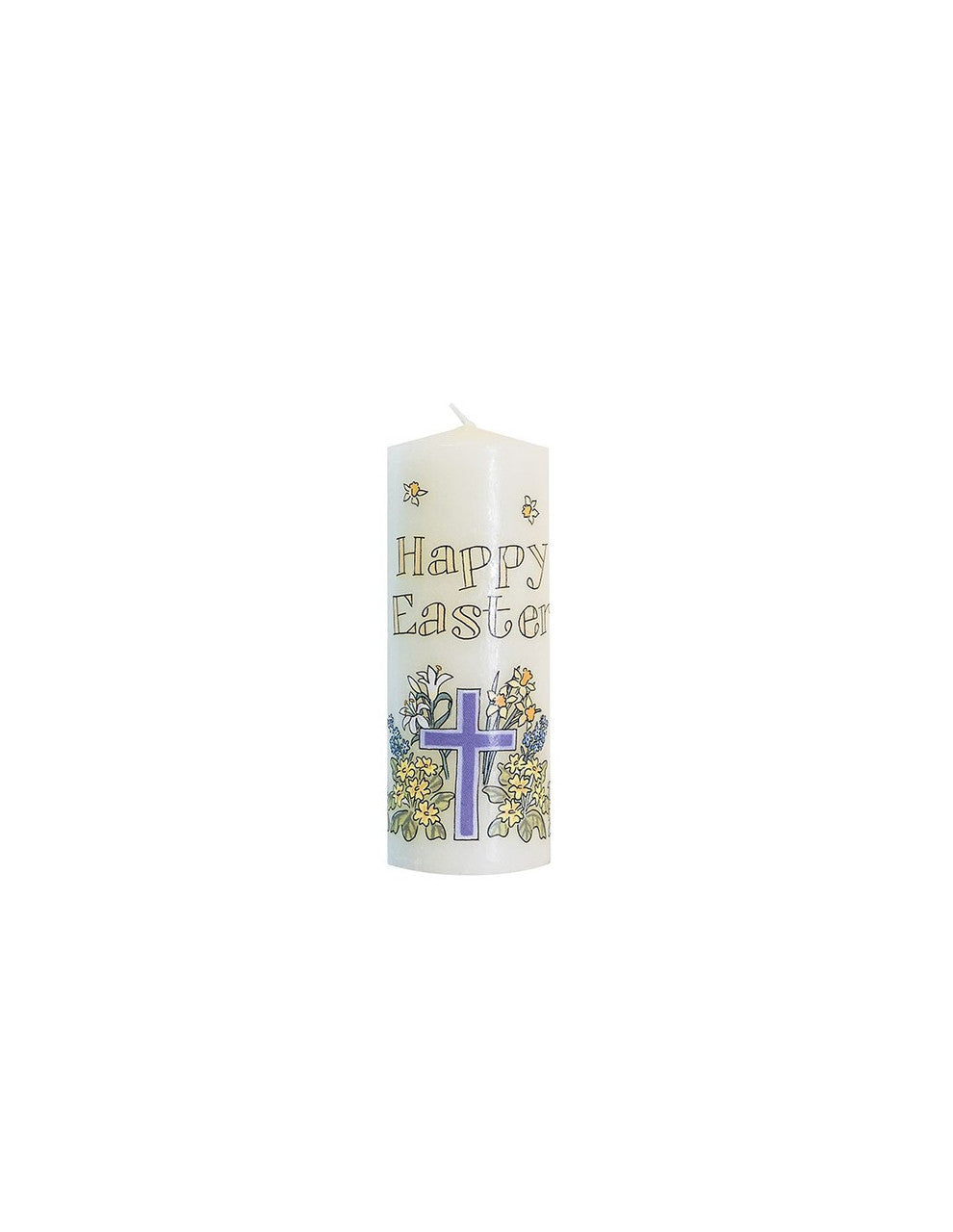 Alison Gardiner Easter Cross Mini Pillar Advent Candle