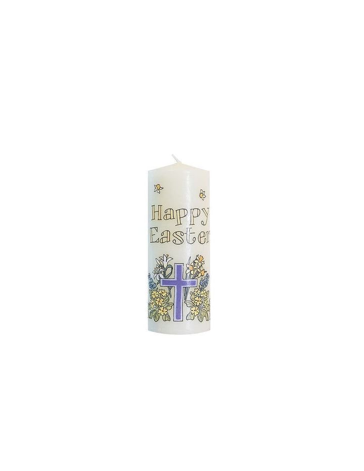 Alison Gardiner Easter Cross Mini Pillar Advent Candle