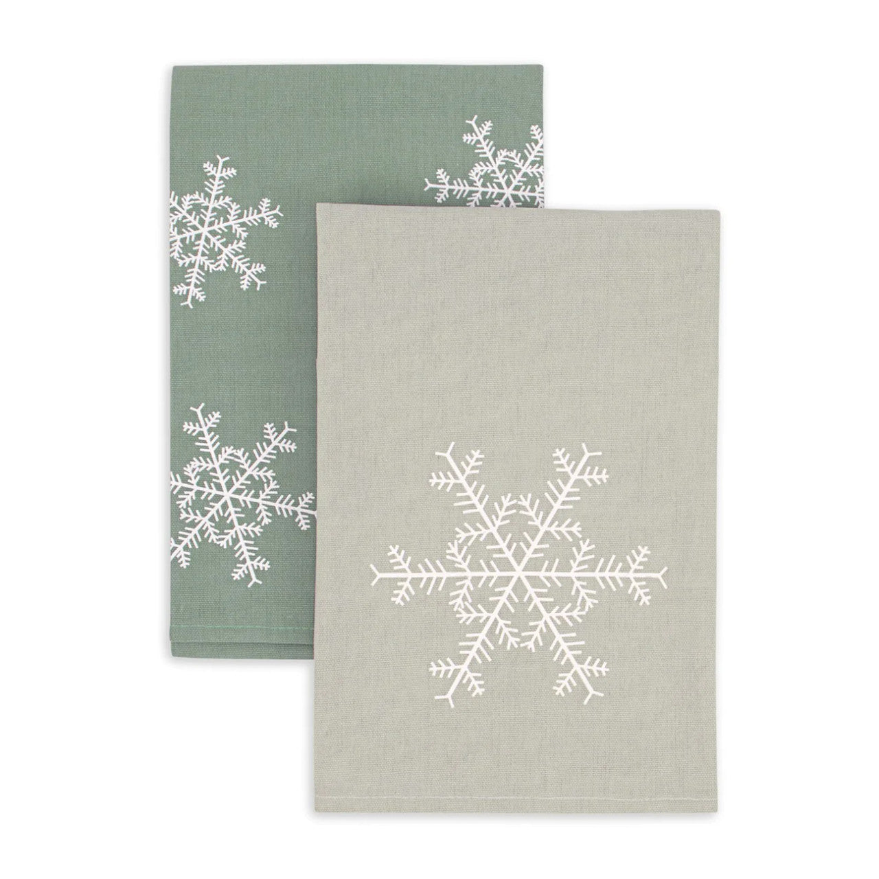 Snowflake Cotton Tea Towel 2 pack by Ulster Weavers.