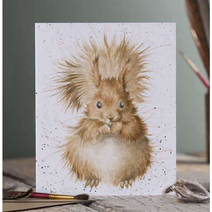 'Redhead' Blank Greetings Card by Hannah Dale for Wrendale Designs. 