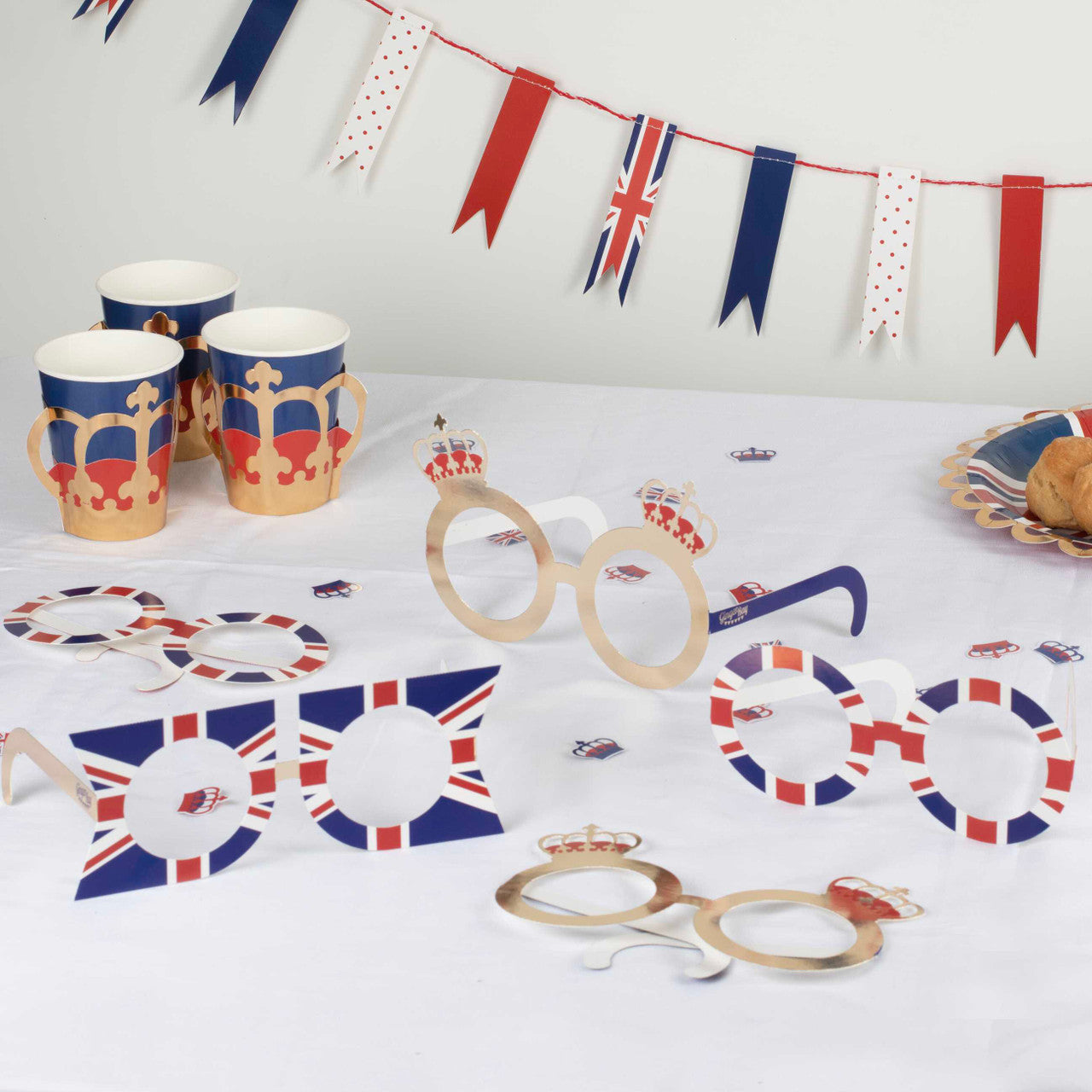 Union Jack Fun Glasses by Ginger Ray.