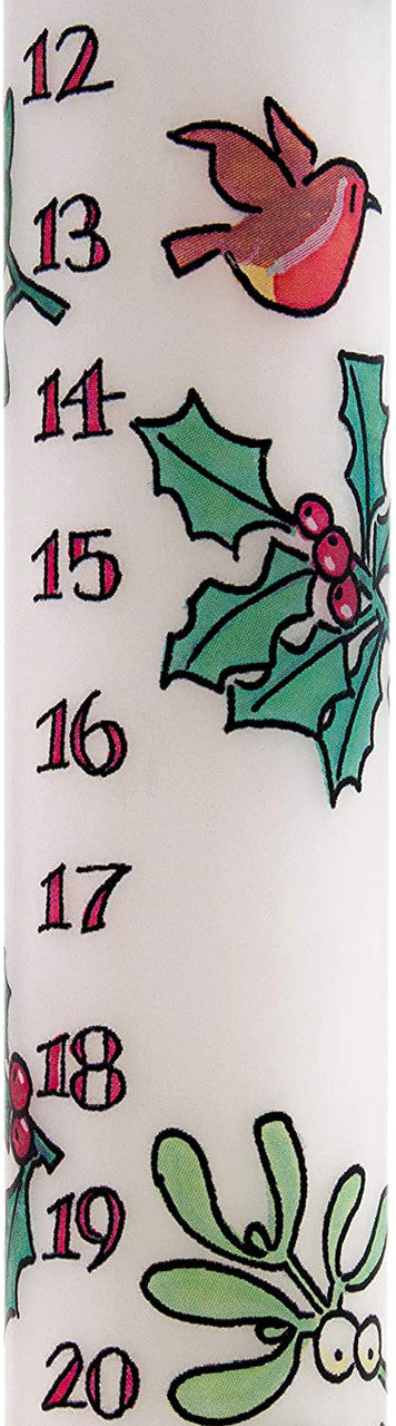 Alison Gardiner Holly & Ivy Advent Candle