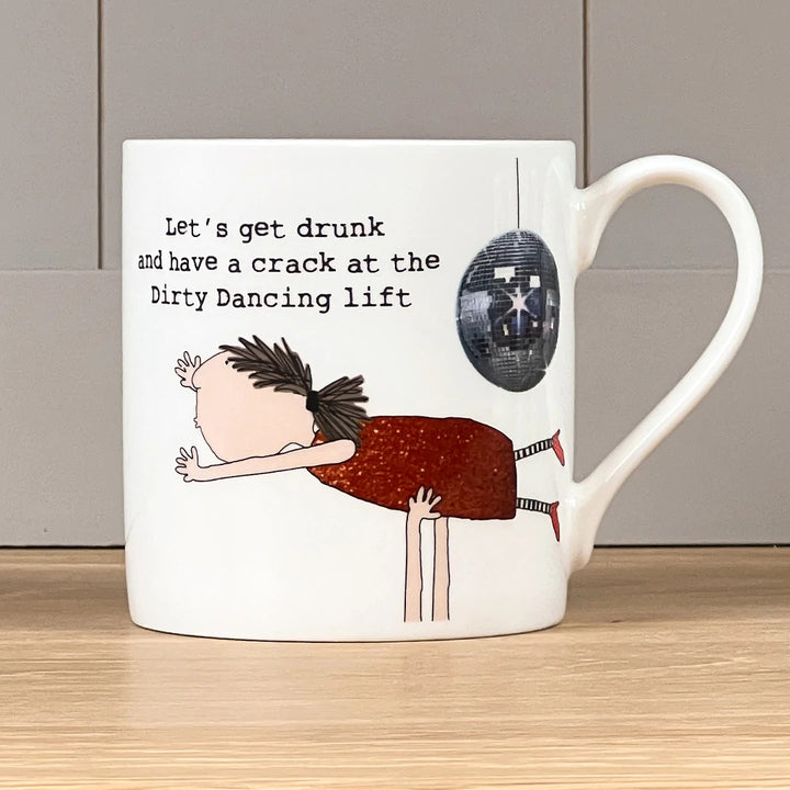 Dirty Dancing Bone China Mug by Rosie Made A Thing