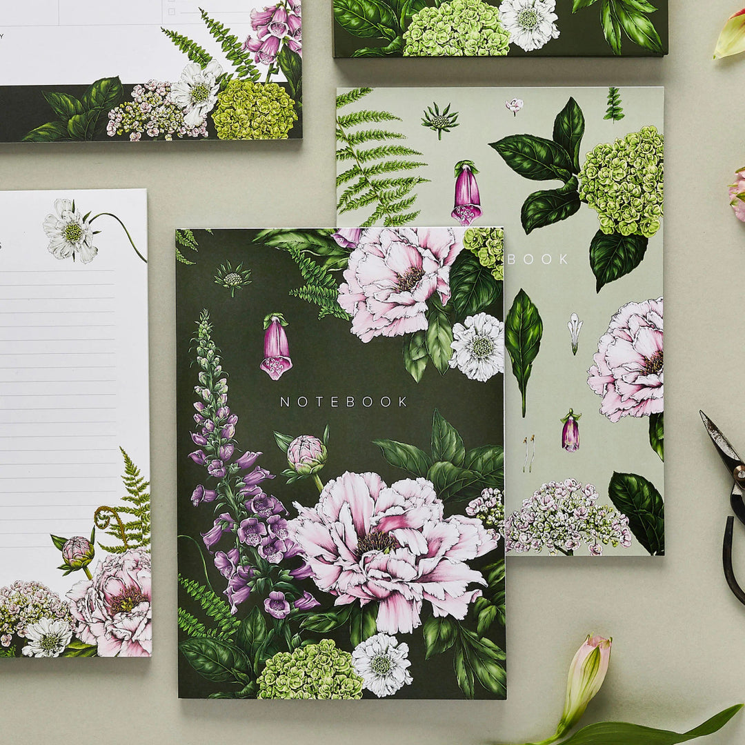 Summer Garden -Set of 2 A5 Notebooks by Catherine Lewis Design