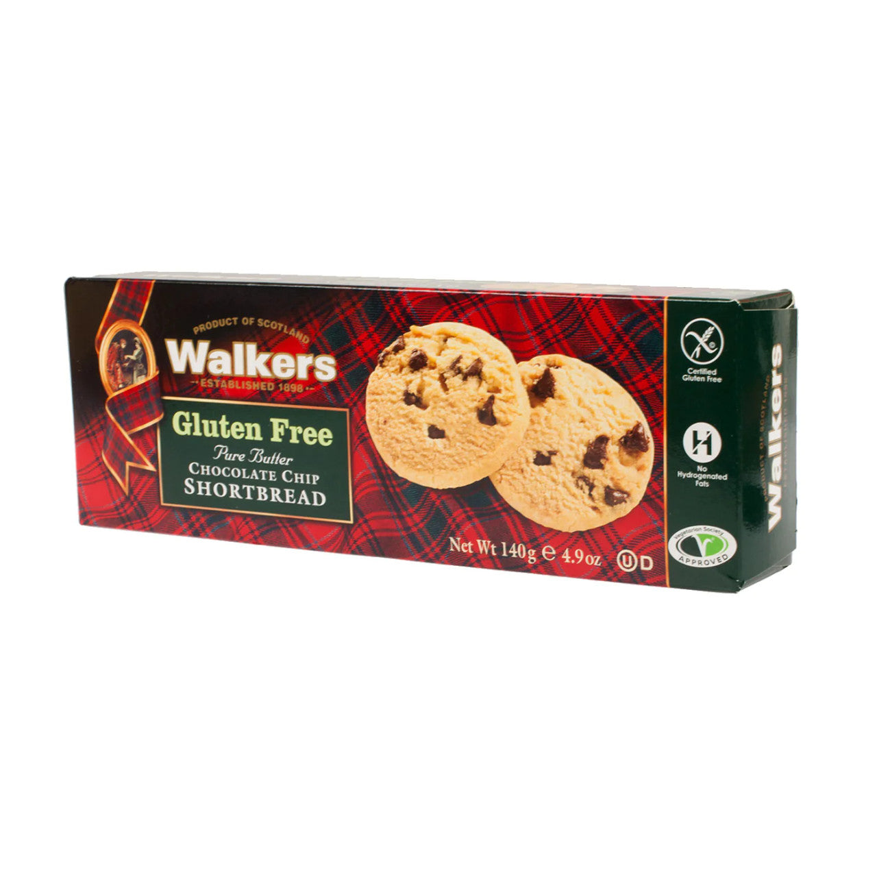 Walkers Gluten Freee Chocolate Chip Shortbread Rounds