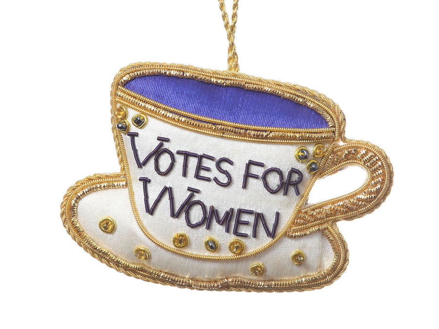 Votes for Women Tea Cup Decoration by St. Nicolas.