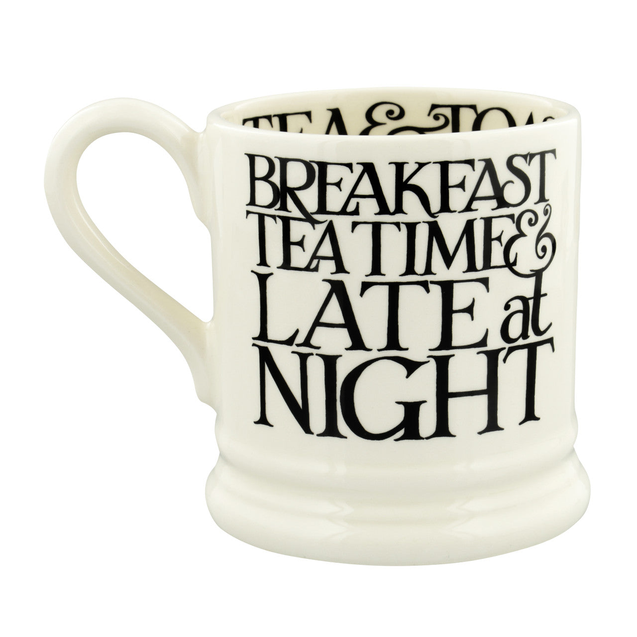 Black Toast Toast & Jam 1/2 Pint Mug