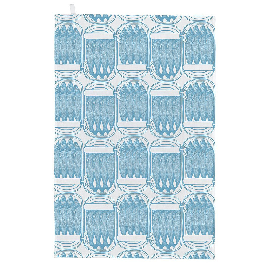 Thornback & Peel Sardine 100% Cotton Tea Towel