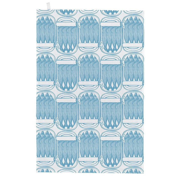 Thornback & Peel Sardine 100% Cotton Tea Towel