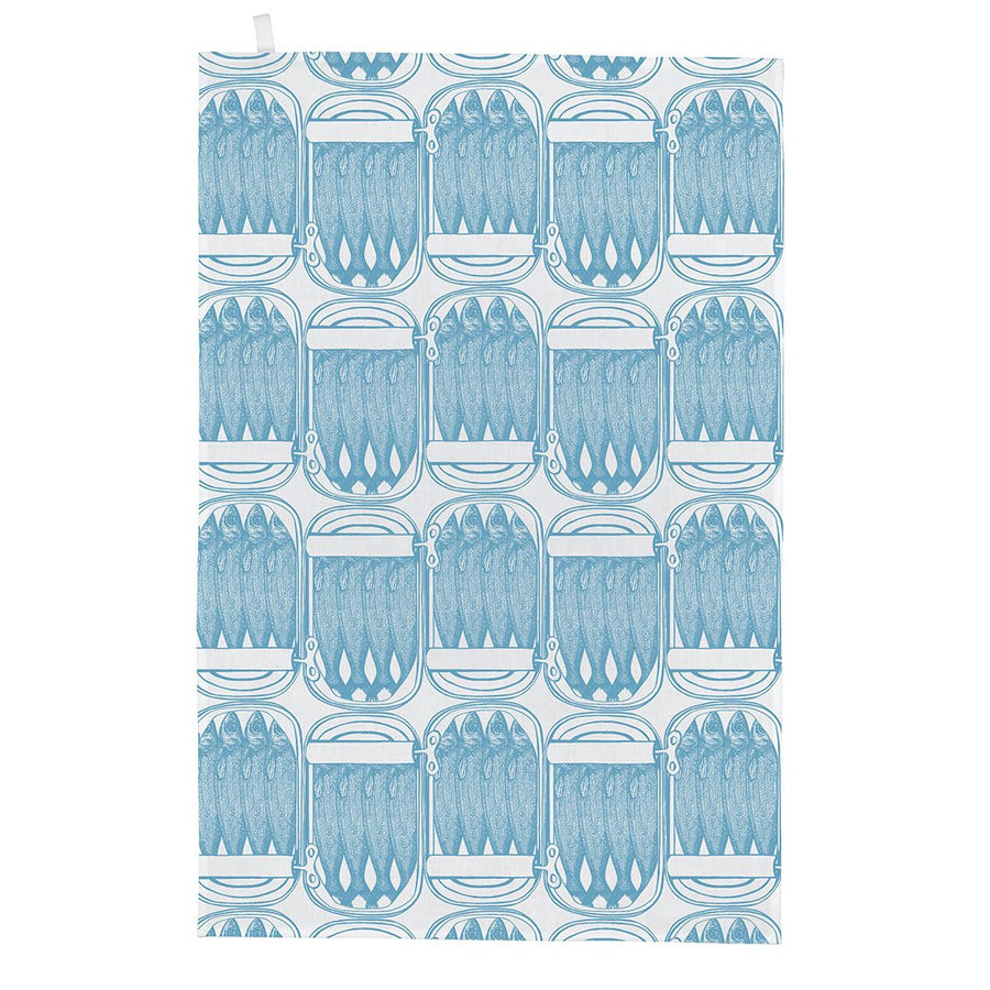 Thornback & Peel Sardine 100% Cotton Tea Towel