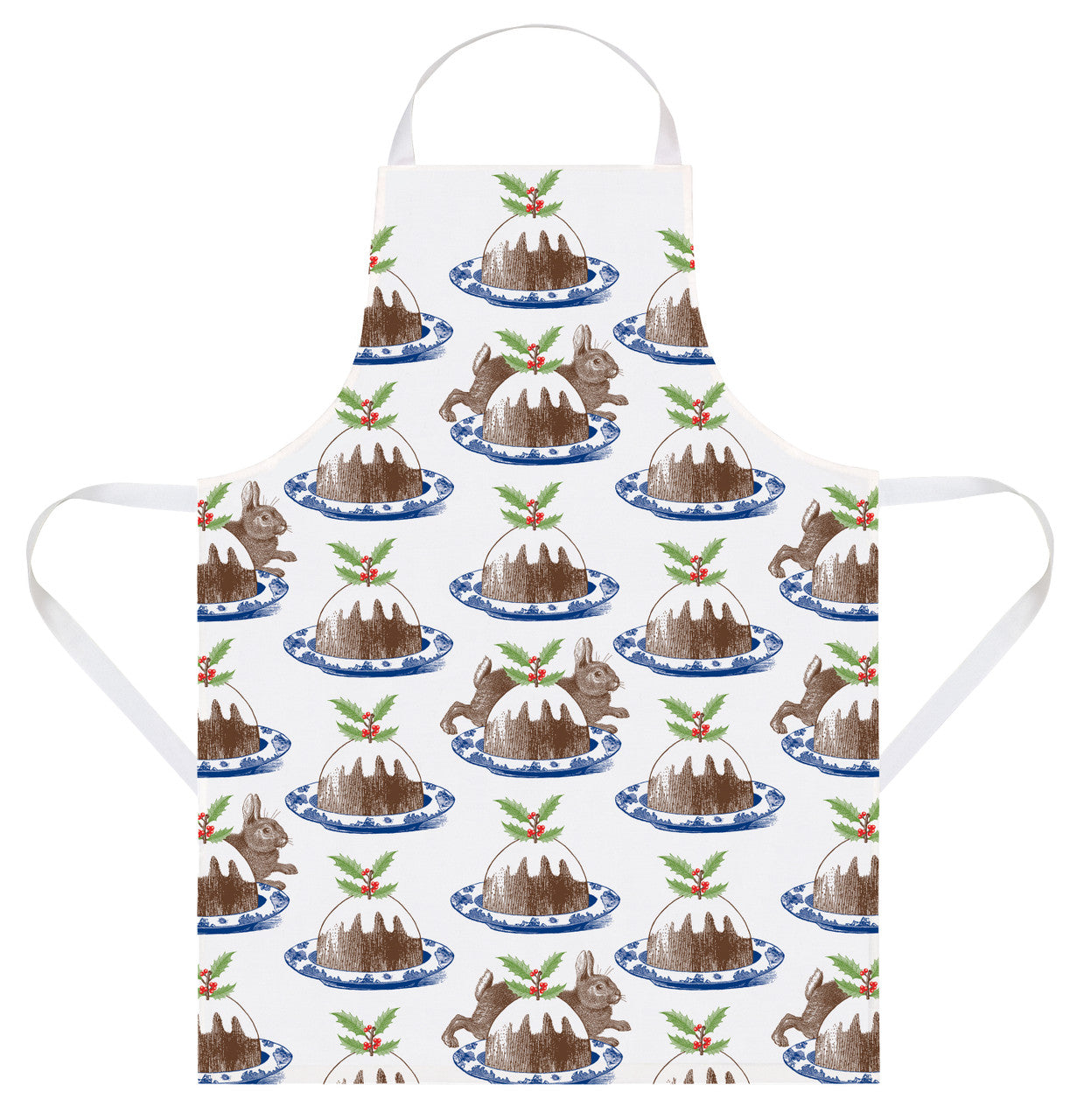 Thornback & Peel Rabbit & Pudding cotton apron.