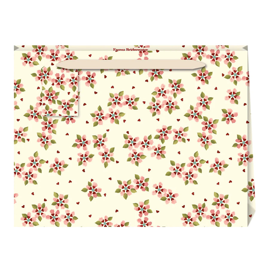 Large Gift Bag in Emma Bridgewater's Prairie Blossom design.