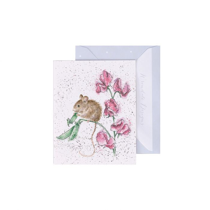 'The Pea Thief' Mouse Gift Enclosure Card by Wrendale Designs