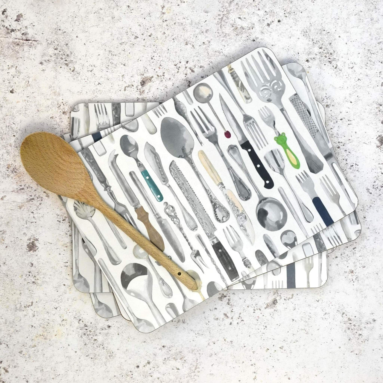 Cutlery Table Mat by Corinne Alexander.