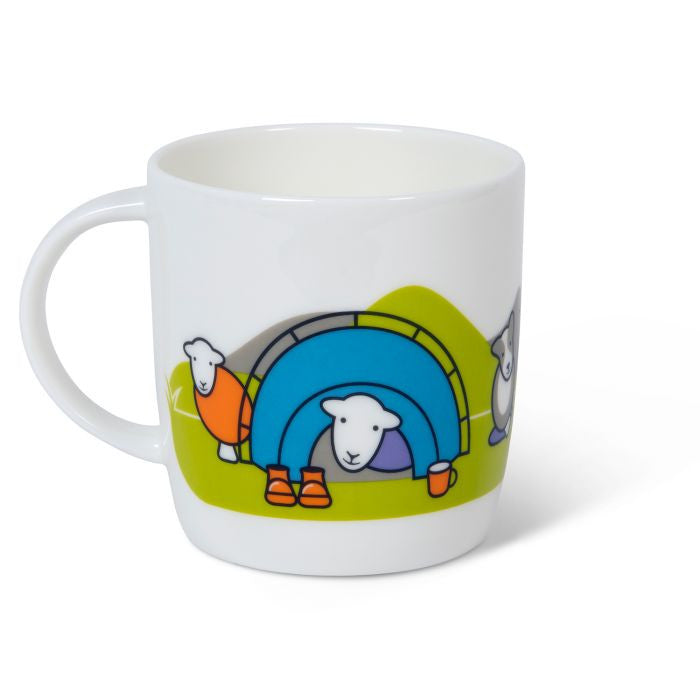 herdy camper mug. Made in England.