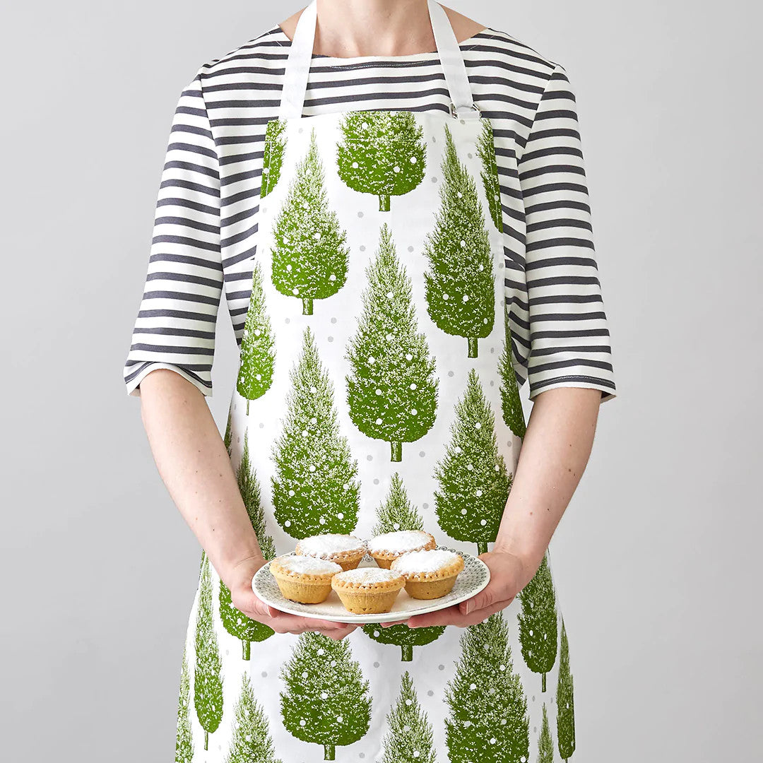 Thornback & Peel Christmas Tree cotton apron.
