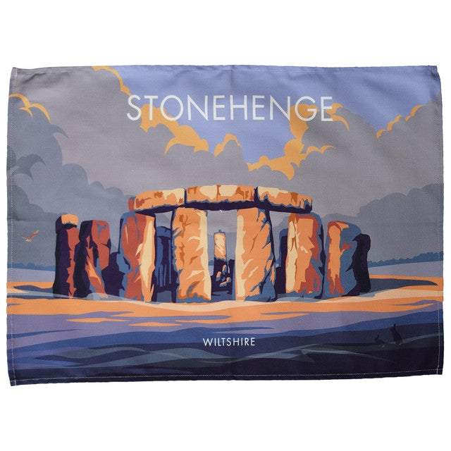 Stonehenge Tea Towel by Town Towels.