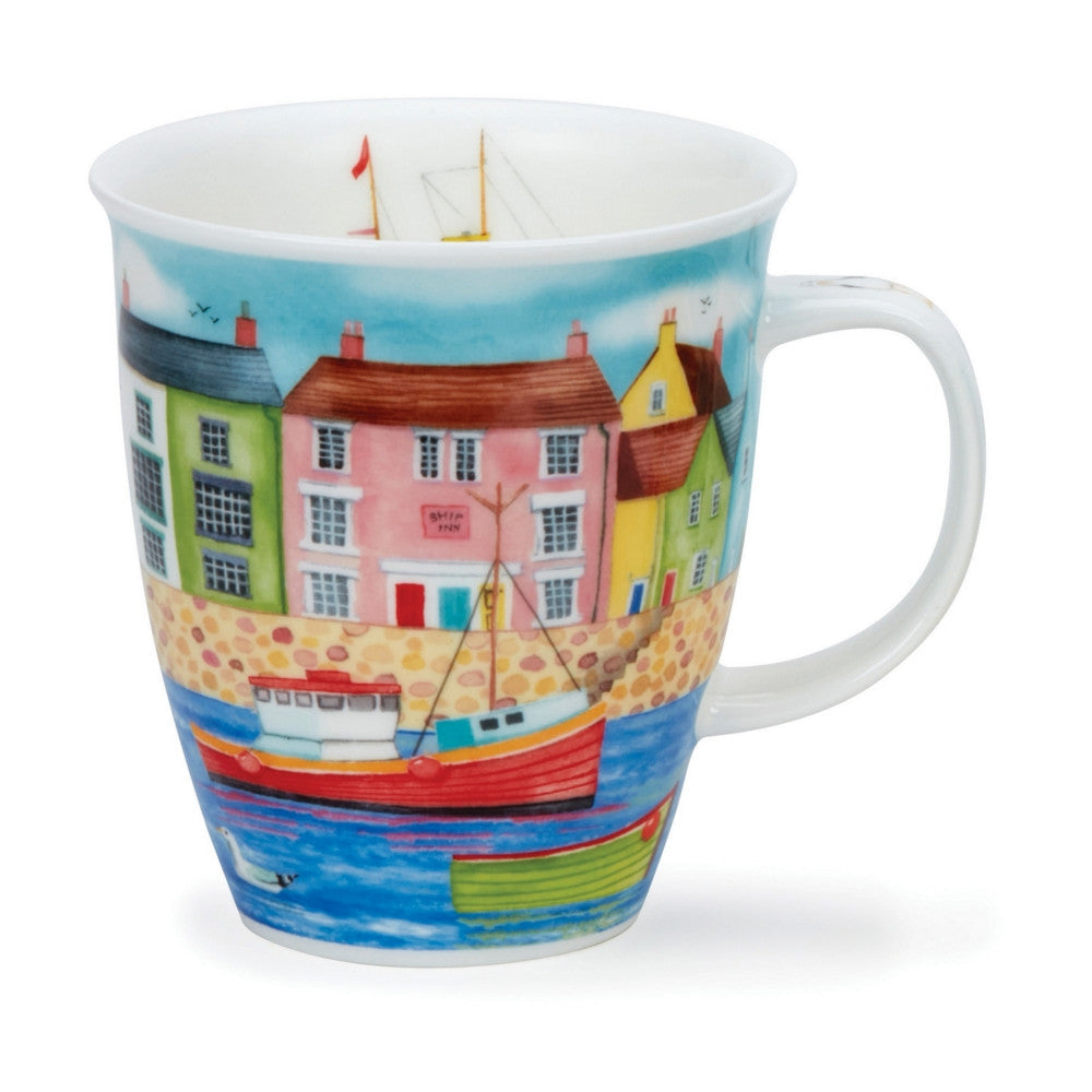 Dunoon Nevis Water's Edge Harbour Bone china, handmade in England.