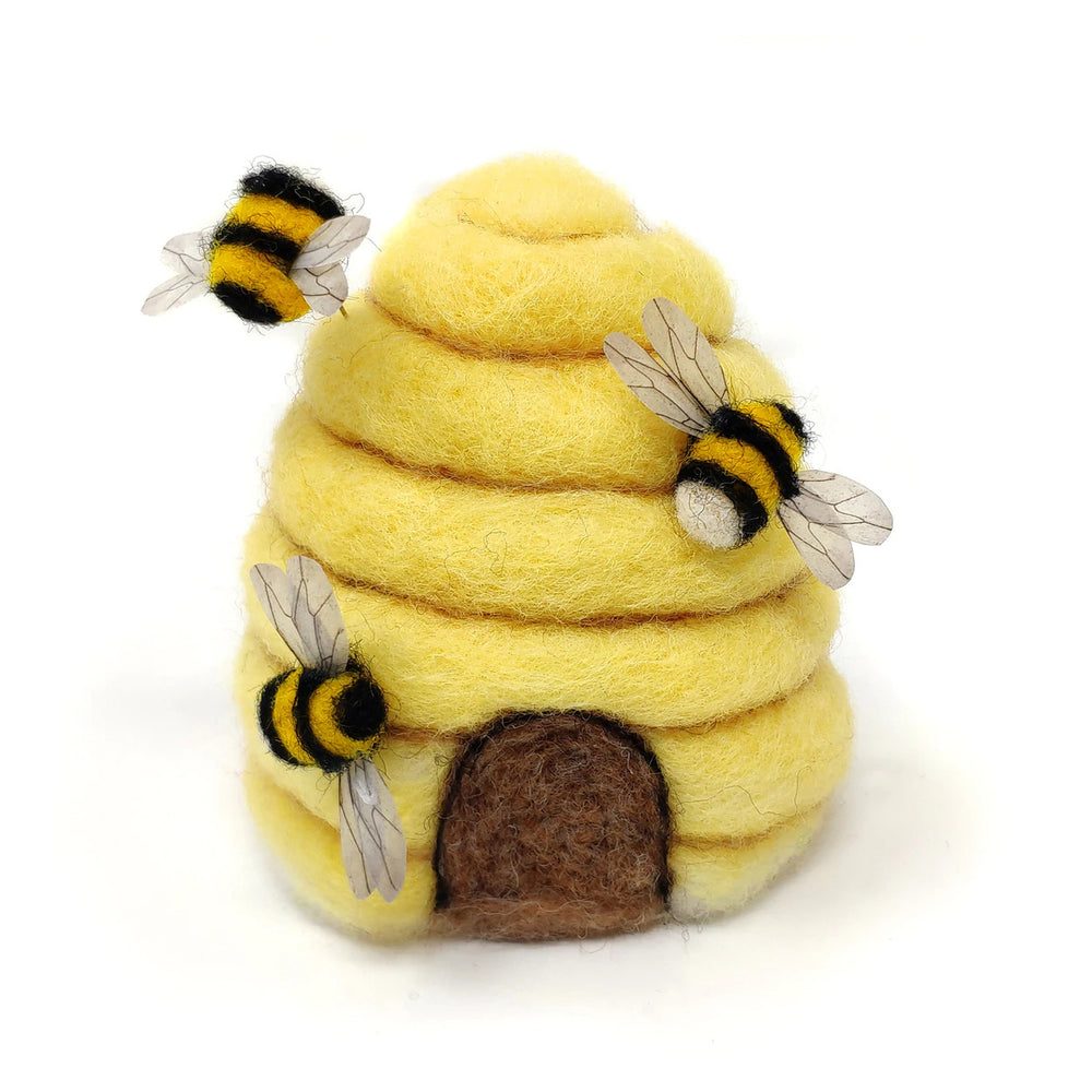 Bee Hive Needle Felting Kit from The Crafty Kit Co. Made in Scotland