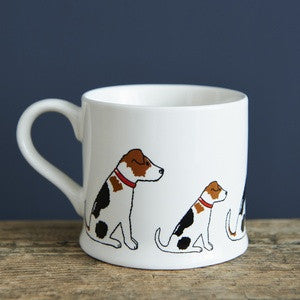 Pottery Jack Russell mug from Sweet William Designs.
