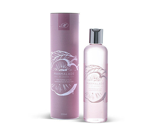 Pink Pepper & Plum Hand & Body Wash from Marmalade of London.
