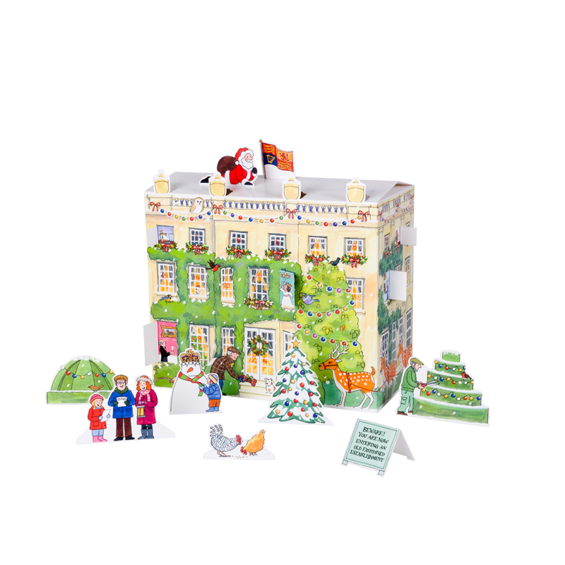Highgrove House 3D Advent Calendar by Alison Gardiner.