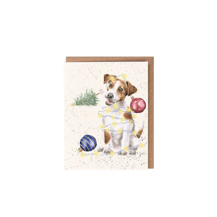 'Joyful & Triumphant' Jack Russell Gift Enclosure Card
