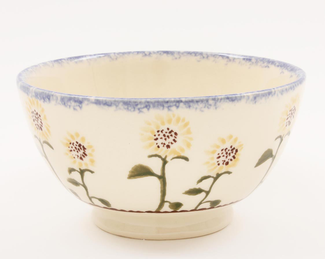 Brixton Pottery Sunflowers handmade pottery small bowl