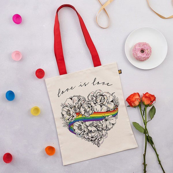 Love is Love Canvas bag from Victoria Eggs. 