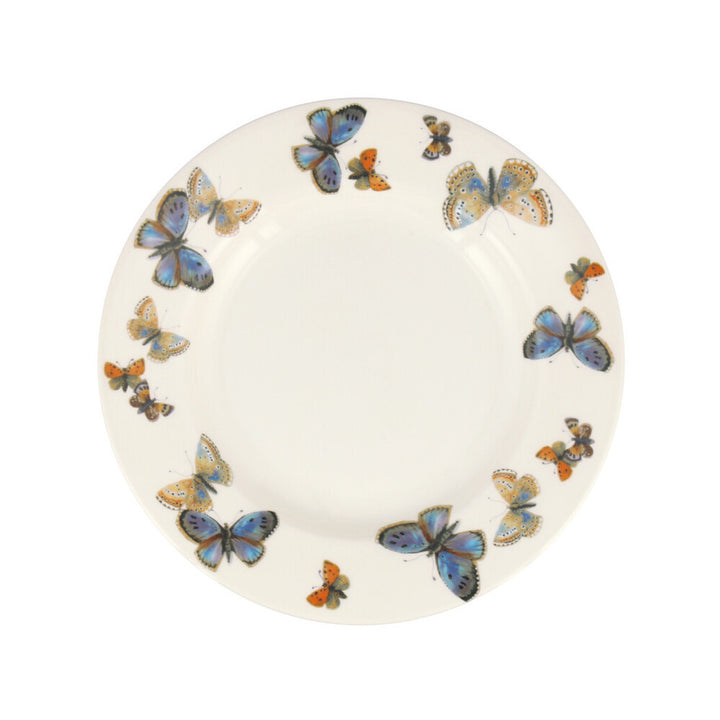 Common Blue Butterfly 8 1/2 inch plate by Emma Bridgewater