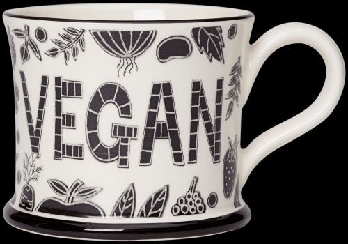 Trust Me I'm Vegan Mug by Moorland Pottery