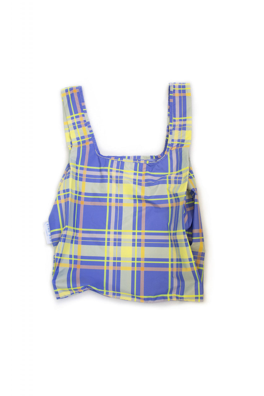 Madras Medium Reusable Bag made form 100% recycled plastic bottles from Kind Bag London.