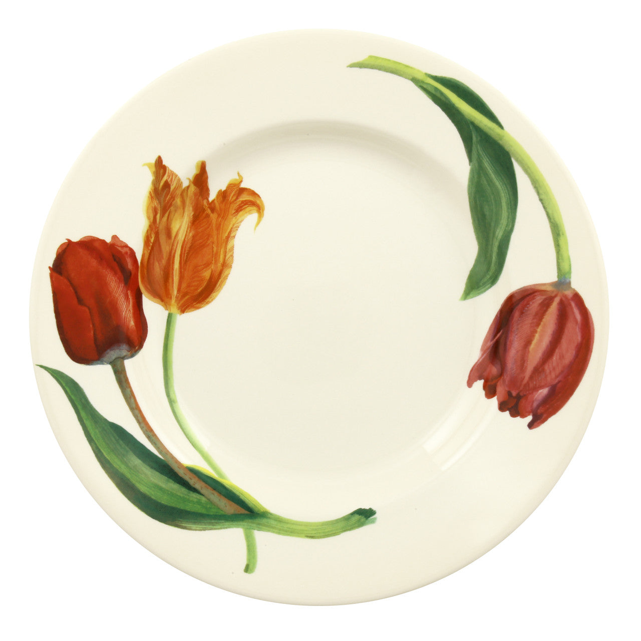 Emma Bridgewater Flowers Tulips 10 1/2 inch plate.