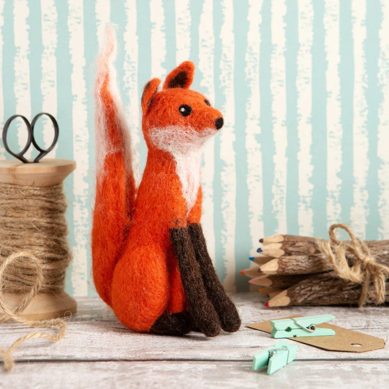 Fox Needle Felting Kit The Bee s Knees British Imports