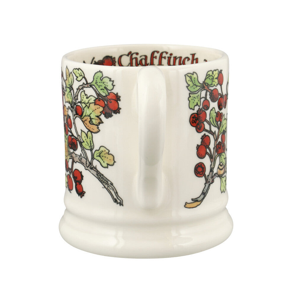 Emma Bridgewater Birds In The Hedgerow Hawthorn & Chaffinch Half Pint Mug. 