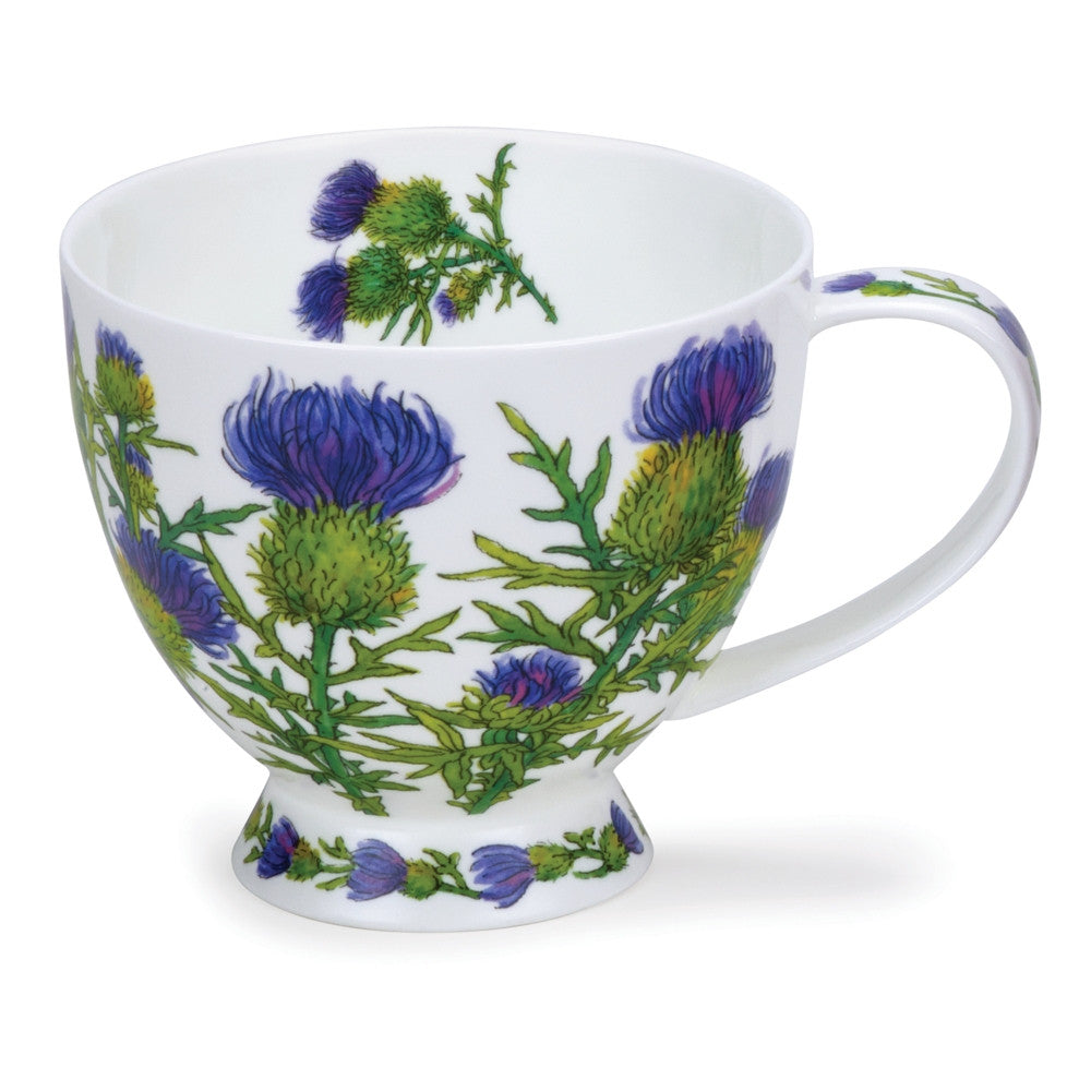 Dunoon Skye Scottish Thistle Fine Bone China Teacup.