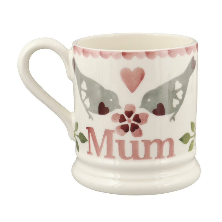 Lovebirds Mum Hand made Emma Bridgewater 1/2 pint mug